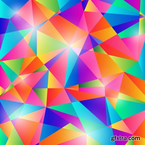 Abstract geometric background 12x EPS