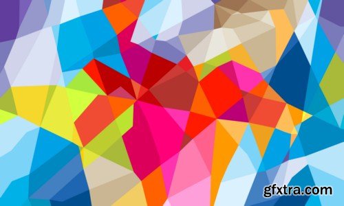 Abstract geometric background 12x EPS