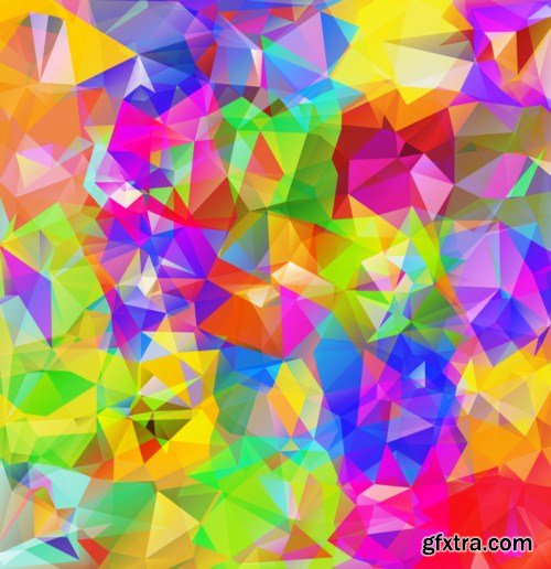 Abstract geometric background 12x EPS