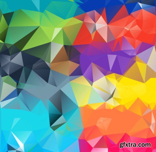 Abstract geometric background 12x EPS