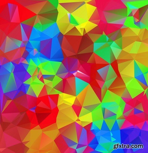 Abstract geometric background 12x EPS