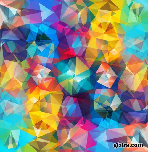 Abstract geometric background 12x EPS