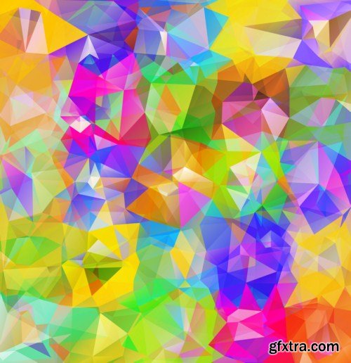 Abstract geometric background 12x EPS