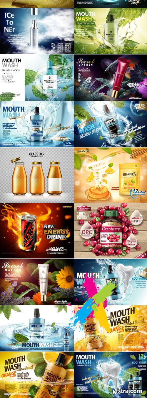 Advertising Poster Concept vector