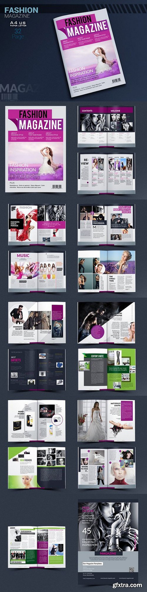 CM - FASHION MAGAZINE TEMPLATE 1354987