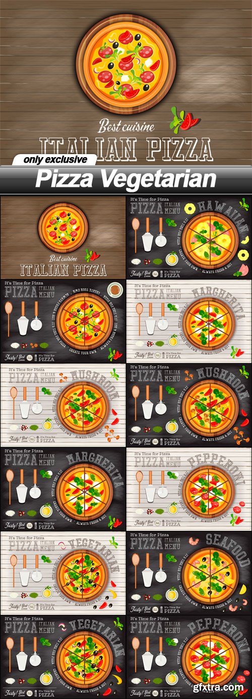 Pizza Vegetarian - 12 EPS