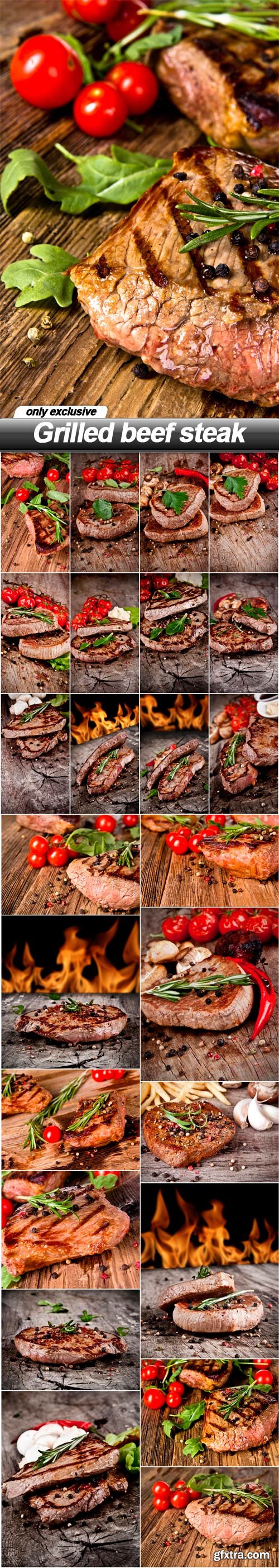 Grilled beef steak - 25 UHQ JPEG