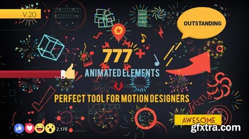 Videohive - Shape Elements V2.0 - 7826596