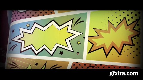 Videohive Comic Slideshow Opener 19298254