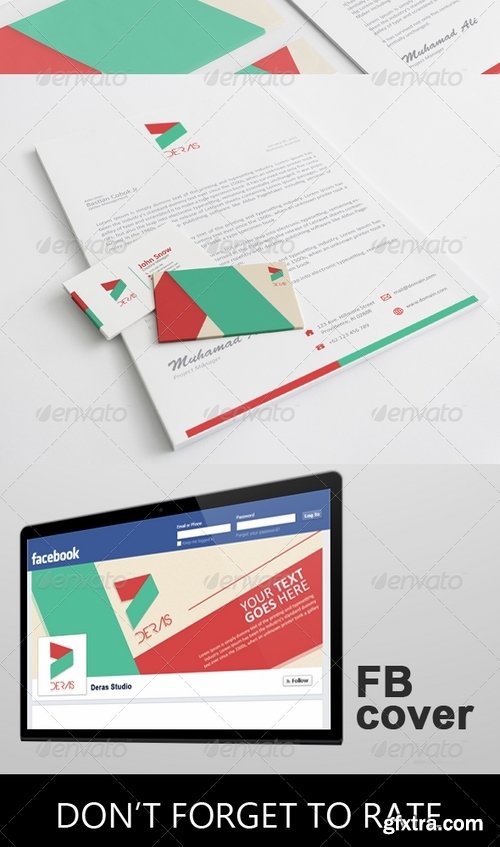 GraphicRiver - Deras - Corporate Identity 6254432