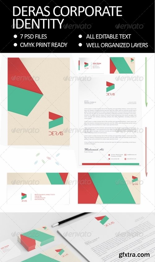 GraphicRiver - Deras - Corporate Identity 6254432