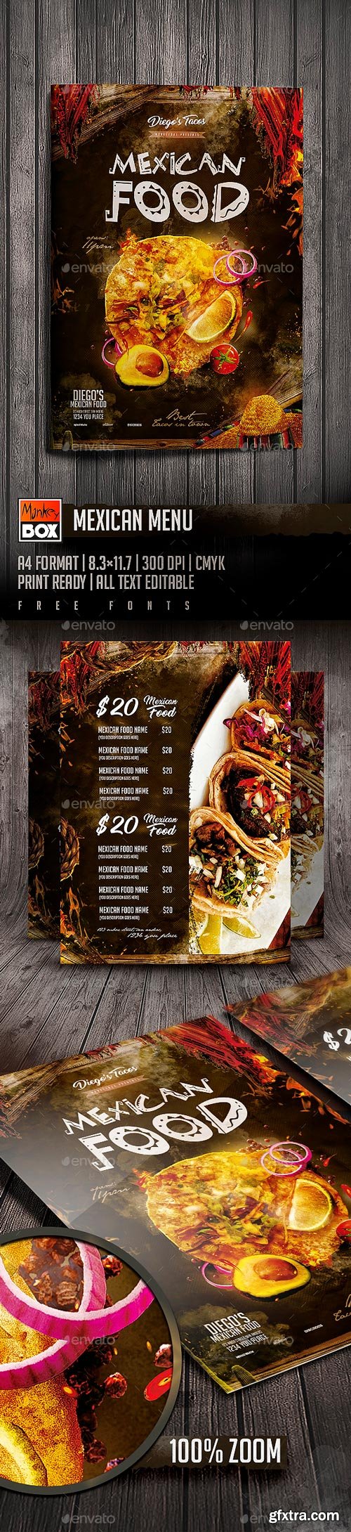 GraphicRiver - Mexican Menu - 19681434