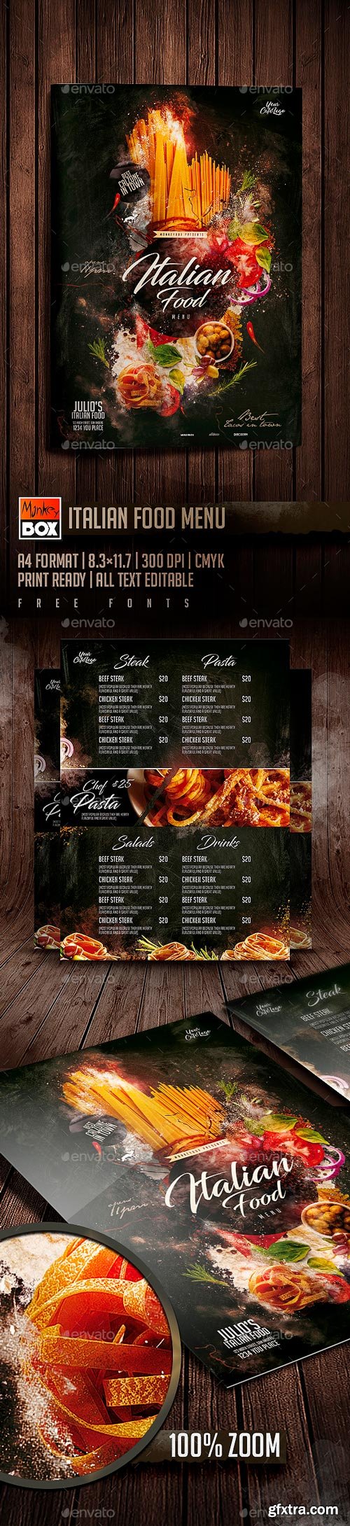 GraphicRiver - Italian Food Menu - 19703094