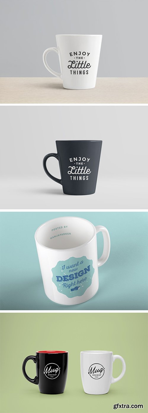 PSD Mock-Up's - Mugs