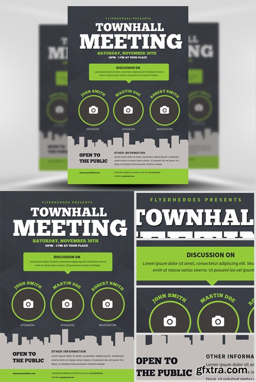 Community Meeting Flyer Template