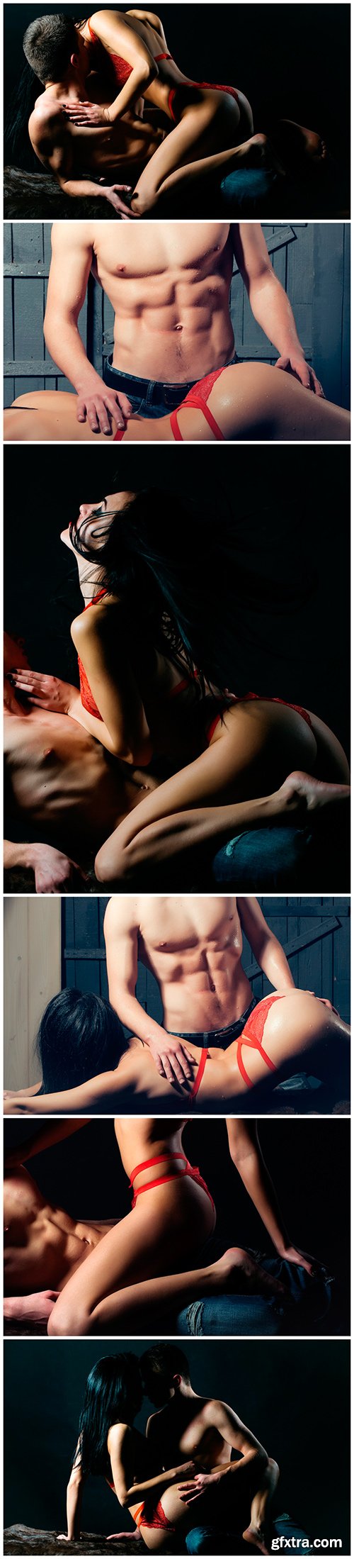 Sexy young couple in passion - 6UHQ JPEG