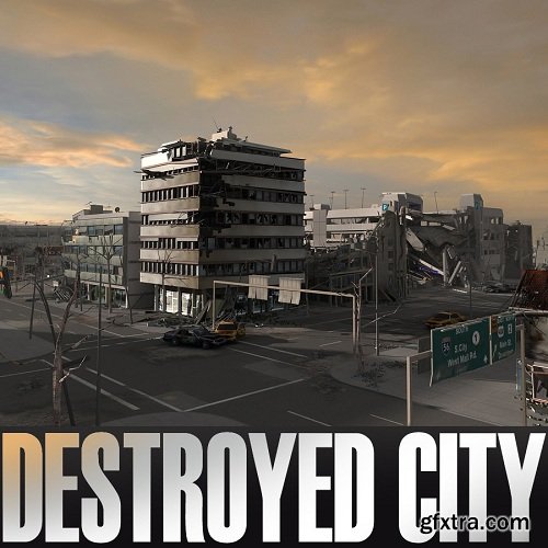 Turbosquid - Destroyed City Blocks