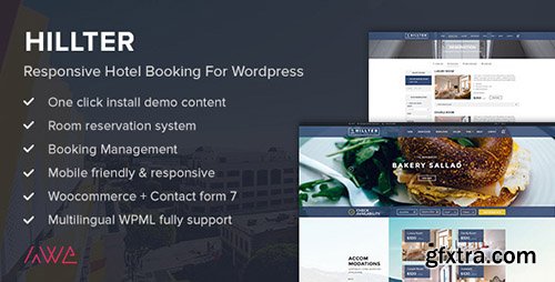 ThemeForest - Hillter v1.13.6 - Responsive Hotel Booking for WordPress - 12727001