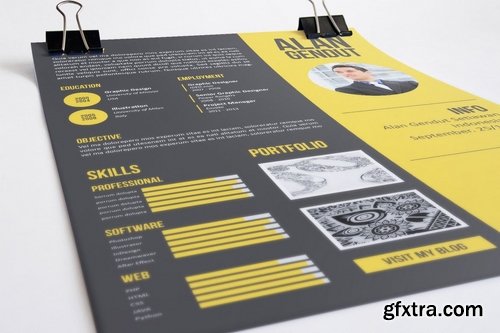 GraphicRiver - Modern Resume Template 7025547