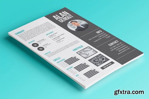 GraphicRiver - Modern Resume Template 7025547