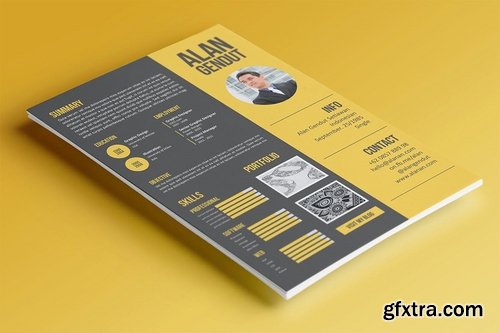 GraphicRiver - Modern Resume Template 7025547