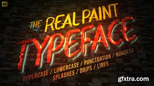 Videohive - Real Paint Typeface Kit - 19688638