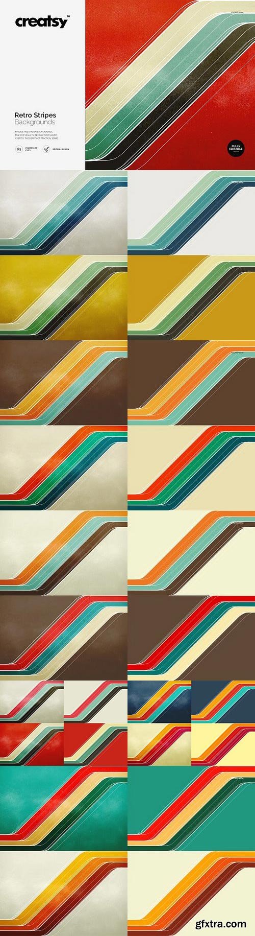 CM - Retro Stripes Backgrounds 1184906