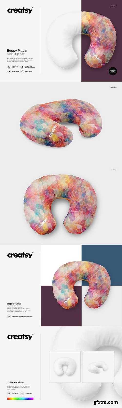 CM - Boppy Pillow Mockup Set 1185163