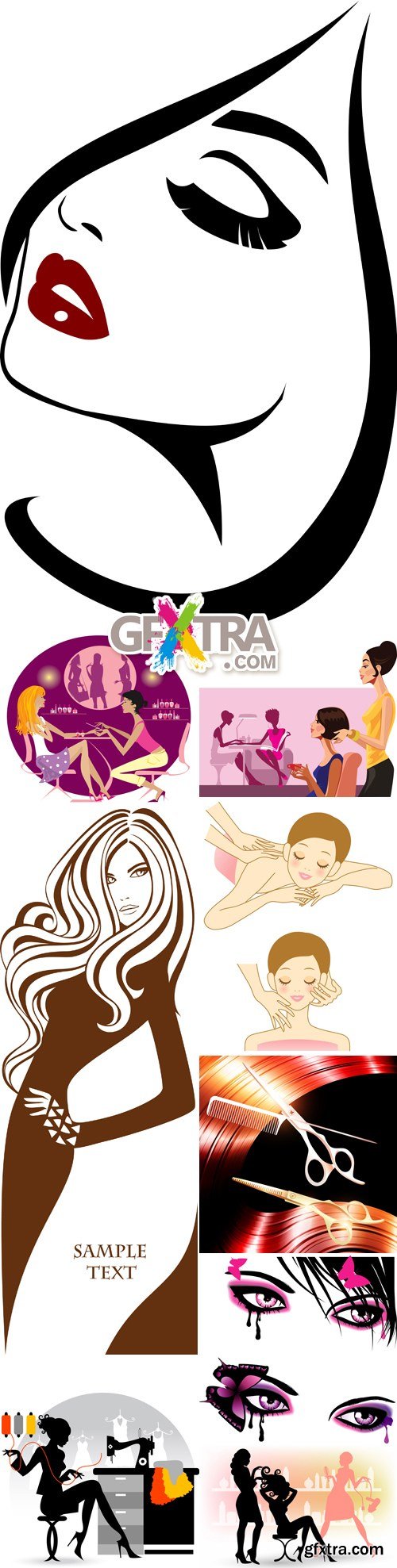 Beauty Salon Vector 2