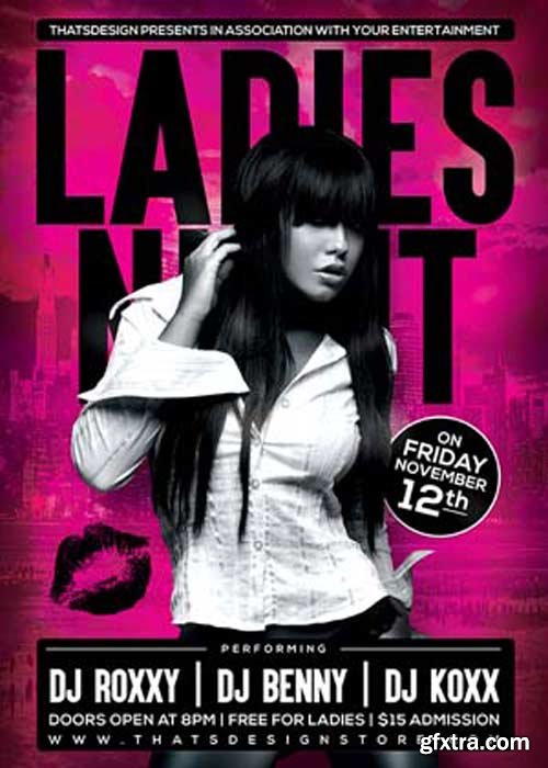 Ladies Night V28 Flyer Template