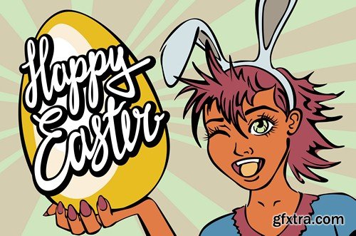 Happy Easter - 7 EPS