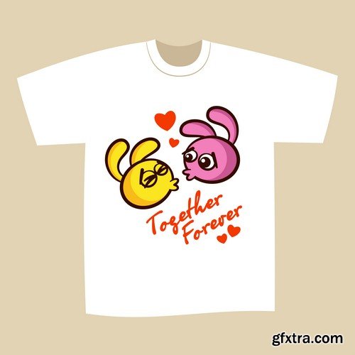 T-shirt print design - 8 EPS