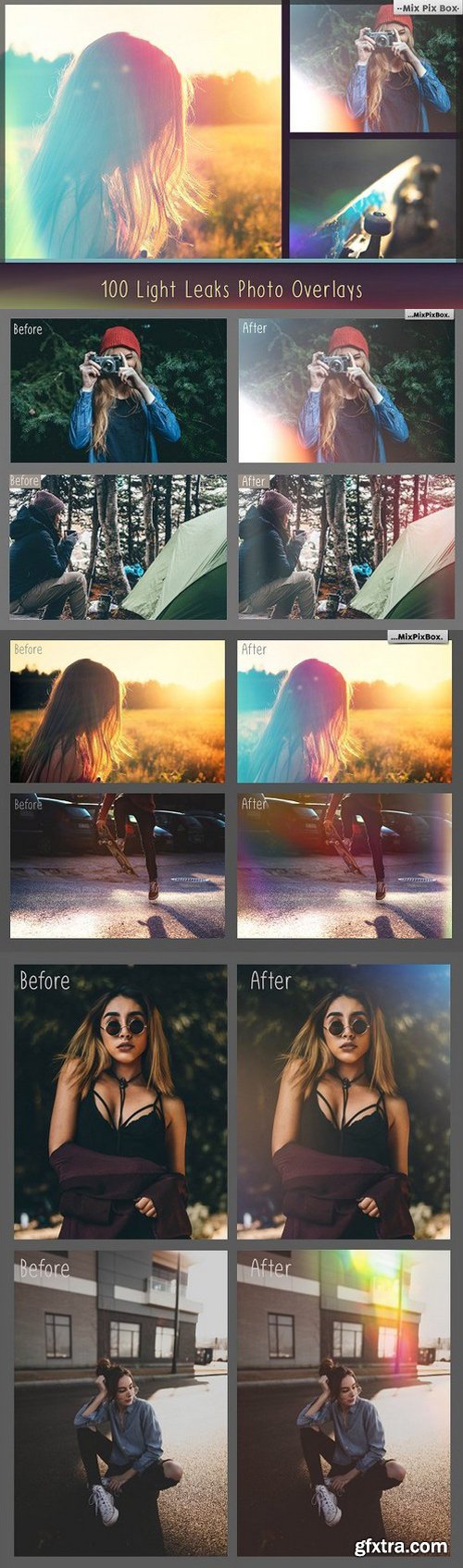 CM - 100 Light Leaks Overlays 836751