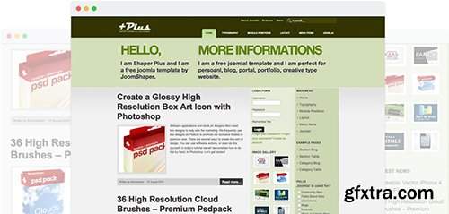 JoomShaper - Plus v1.0 - Multipurpose Joomla Template