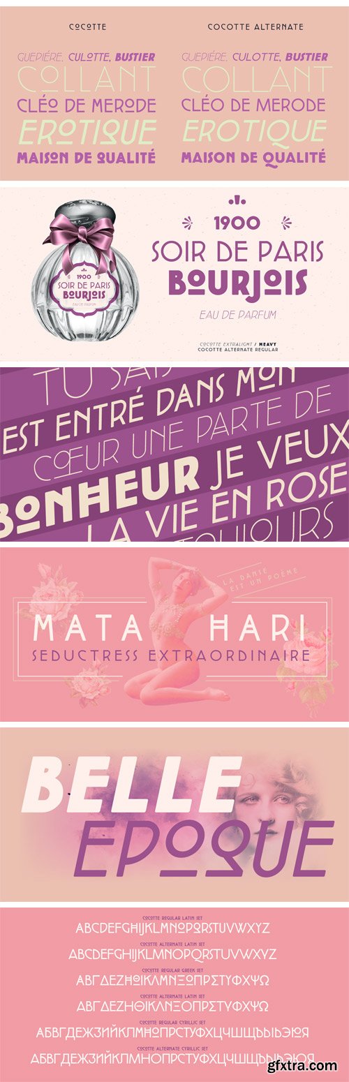 Cocotte Font Family