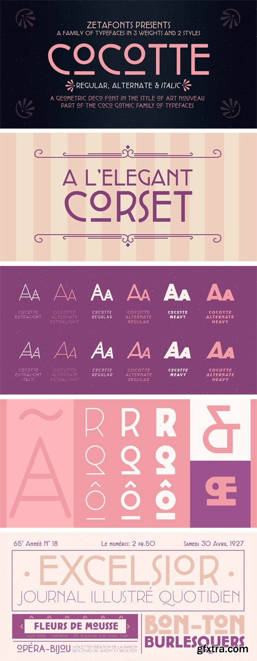 Cocotte Font Family