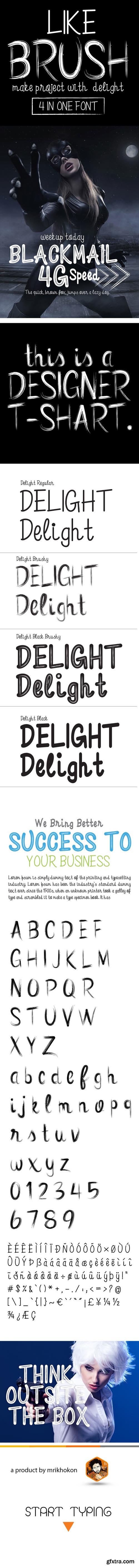 GR - Delight Font 19662463