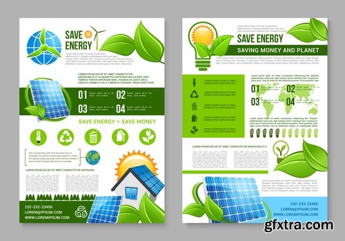 Collection earth ecology day holiday flyer banner cleanliness icon sticker 25 EPS