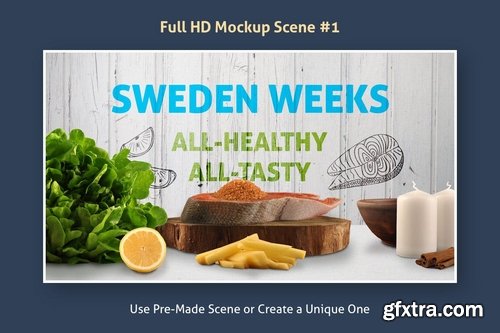 Delicious Scenes Mockup Templates