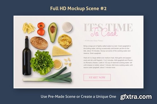 Delicious Scenes Mockup Templates