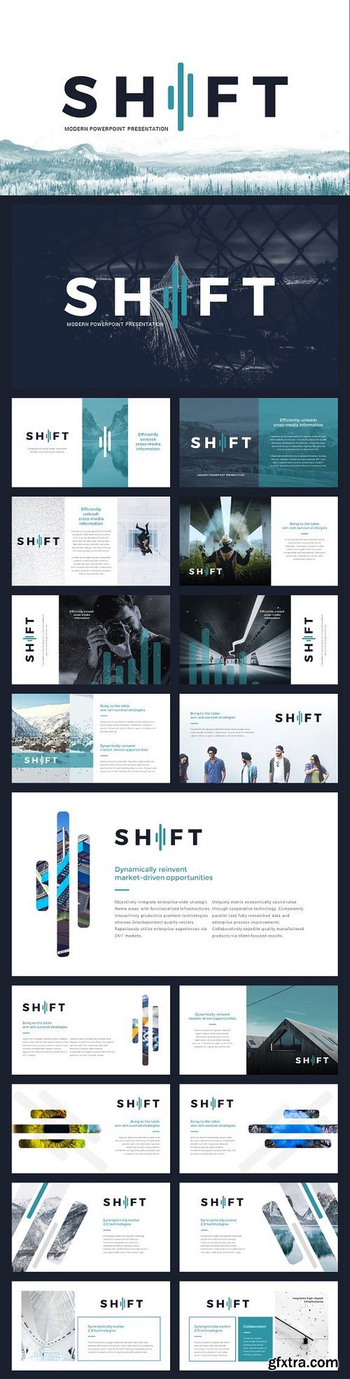 CM - Shift Modern Powerpoint Template 1184306