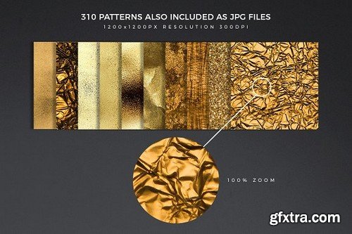 CM - 300+ Gold Glitter & Foil Styles 1372410