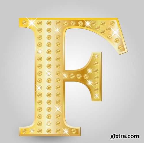 Collection alphabet letter number poster logo background is a pattern 3-25 EPS