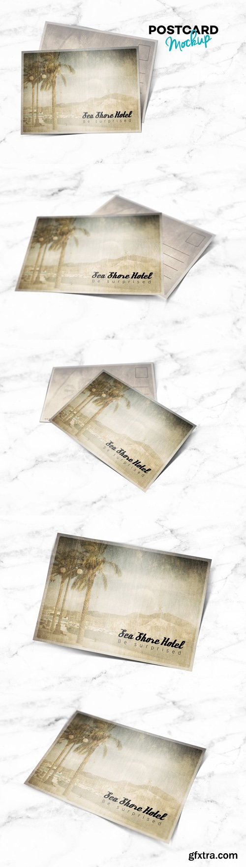 Postcard Landscape Mockup