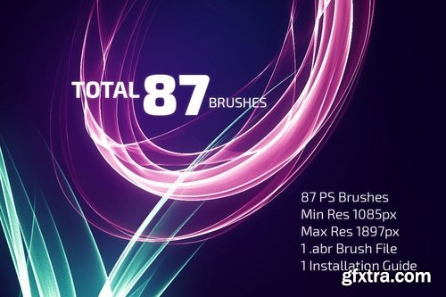 87 Abstract Motion Brush Pack