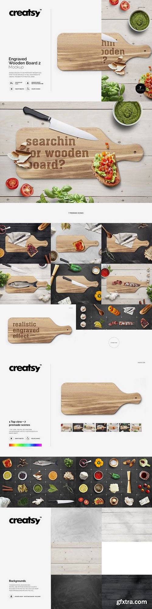 CM - Engraved Wooden Board 2 Mockup 1163713