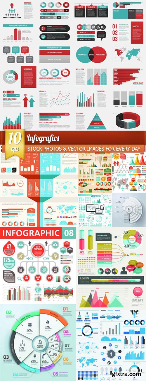 Infografics, 10 x EPS