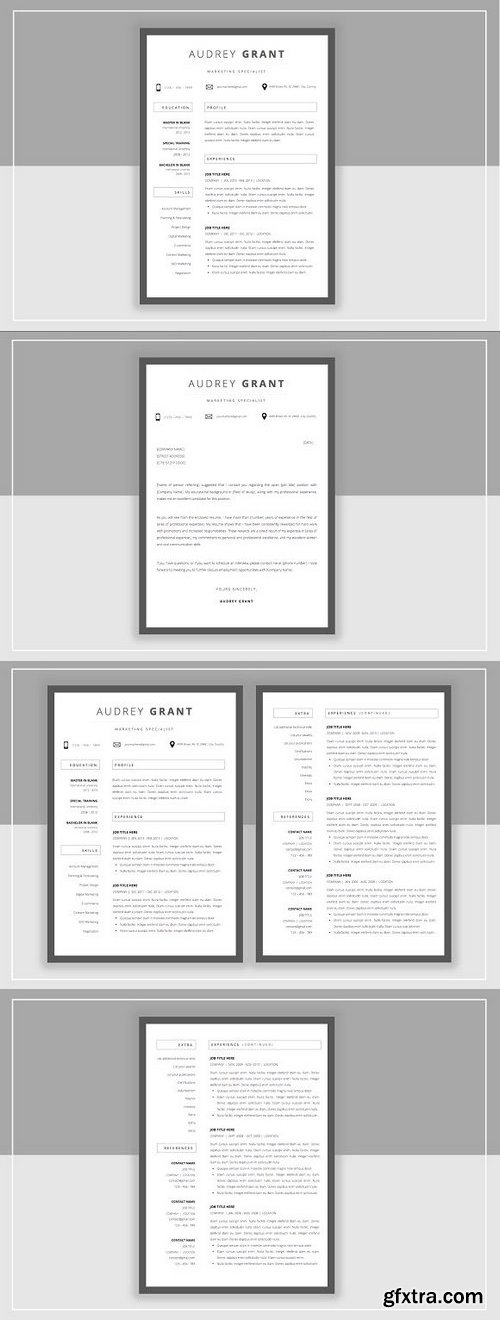 CM - Resume Template & Cover Letter 358580