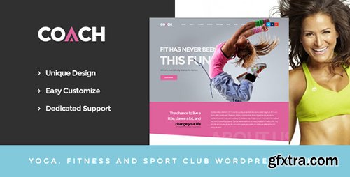 ThemeForest - Coach v1.0 - Sport Clubs, Fitness Centers & Courses WordPress Theme (Update: 22 March 17) - 18778699