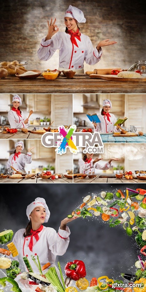 Stock Photo - Chef Woman